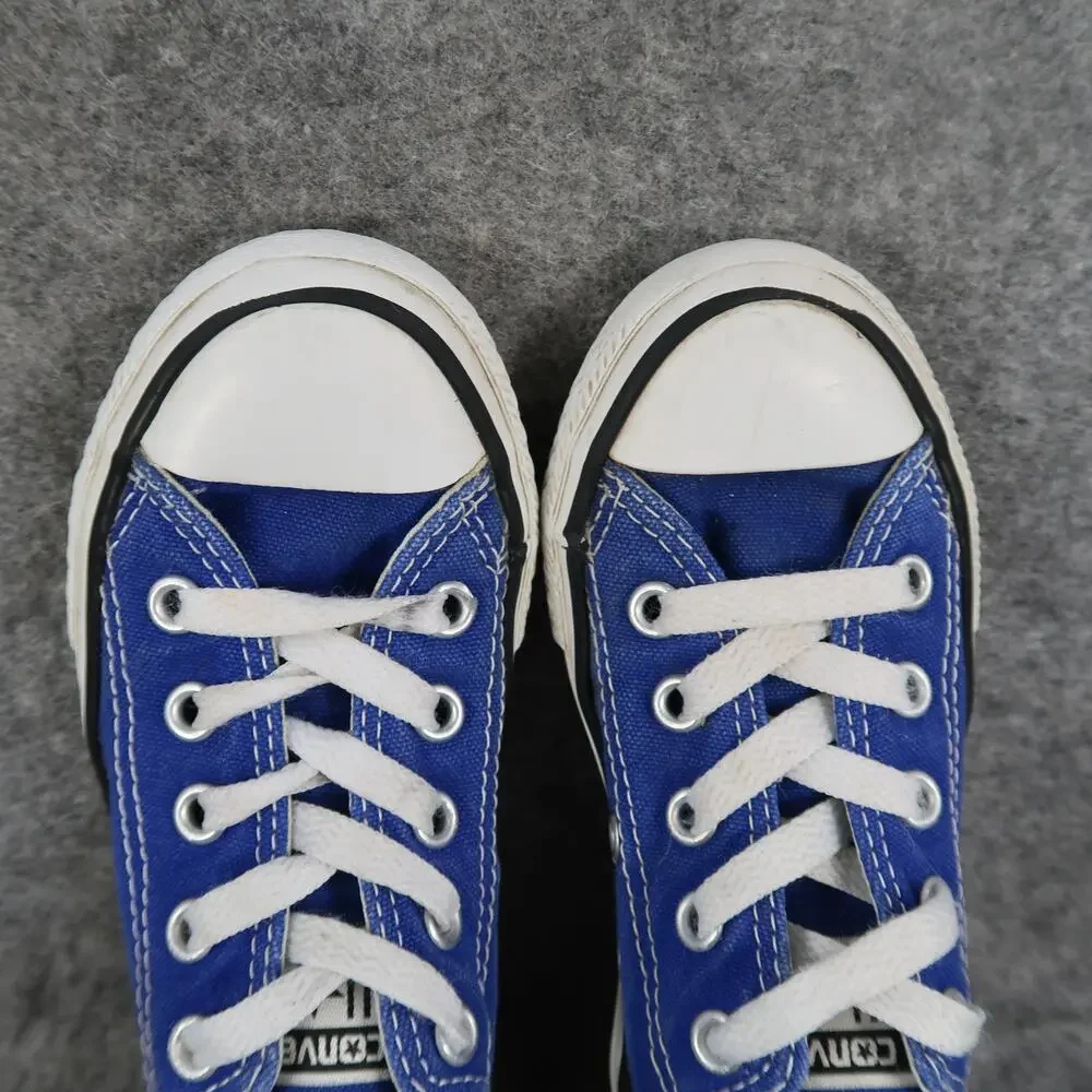 Converse Shoes Youth 11 Sneakers All Star Blue Canvas Lace Up Casual Active Kids